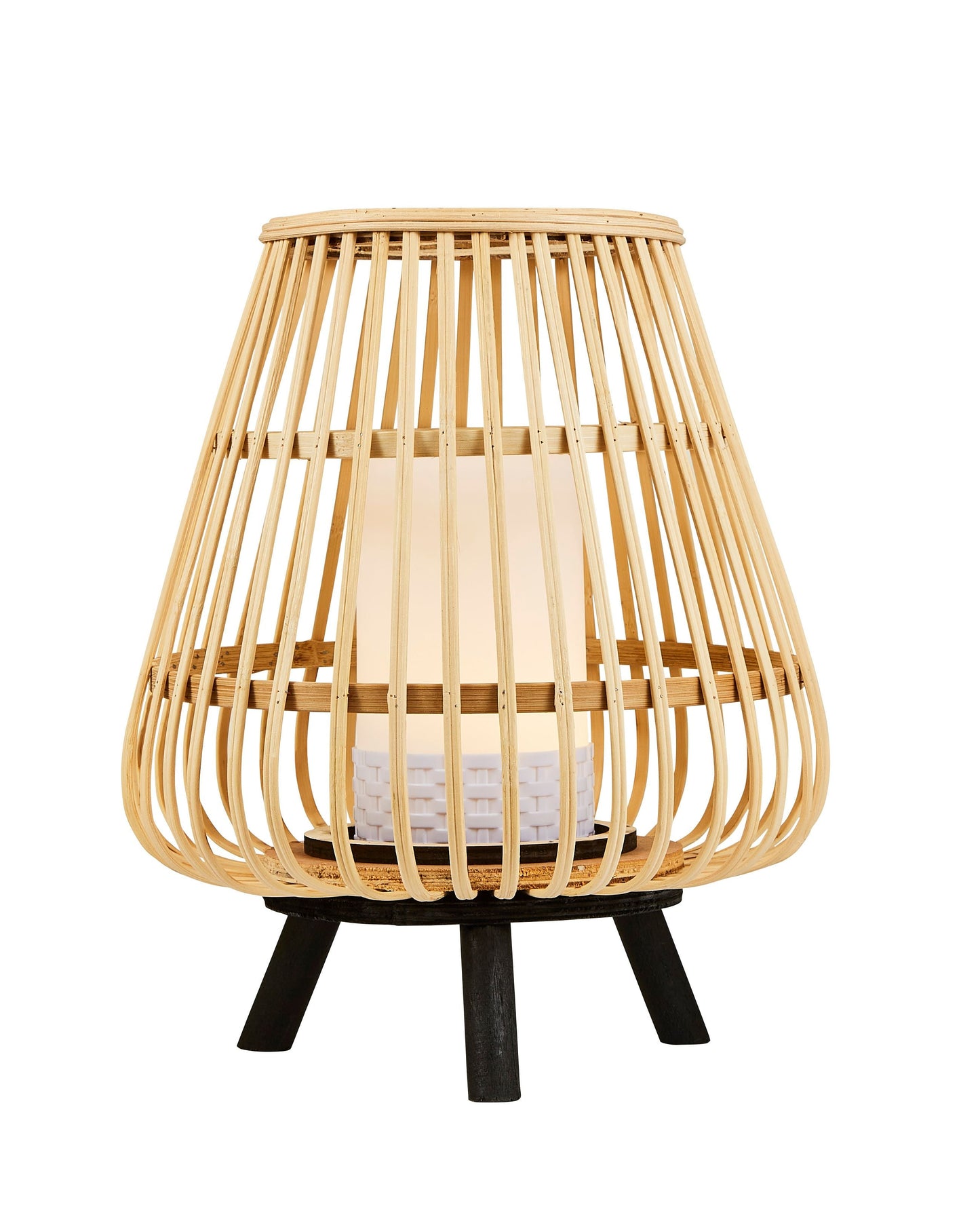 Catalina Bamboo LED Lantern